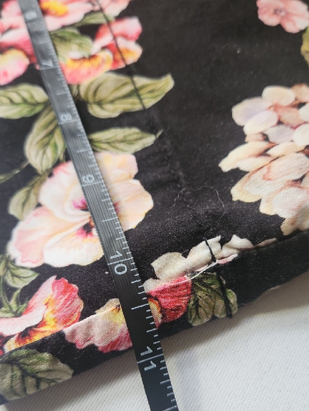 Floral Wide-Leg Women’s Pants - Black Multi - Picture 11 of 15
